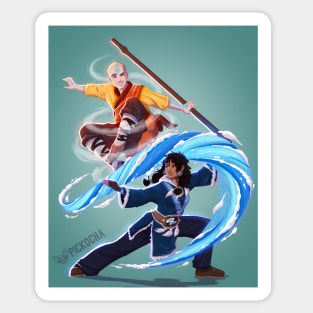 Piper Mclean and Jason Grace ATLA Sticker